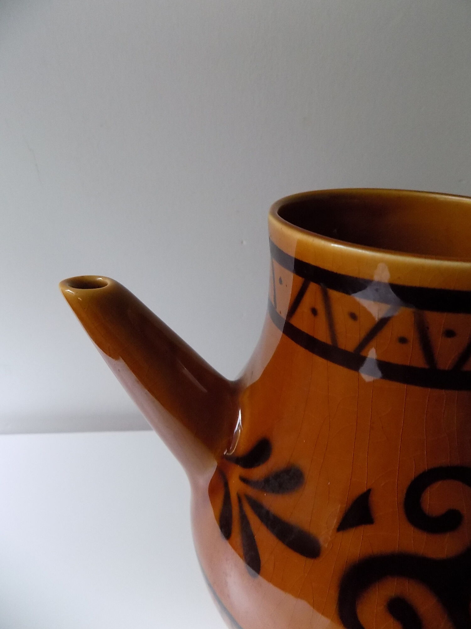 Breton ceramic pitcher
