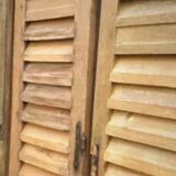 Pair of old shutters