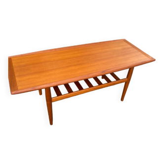 Scandinavian teak coffee table by Grete Jalk