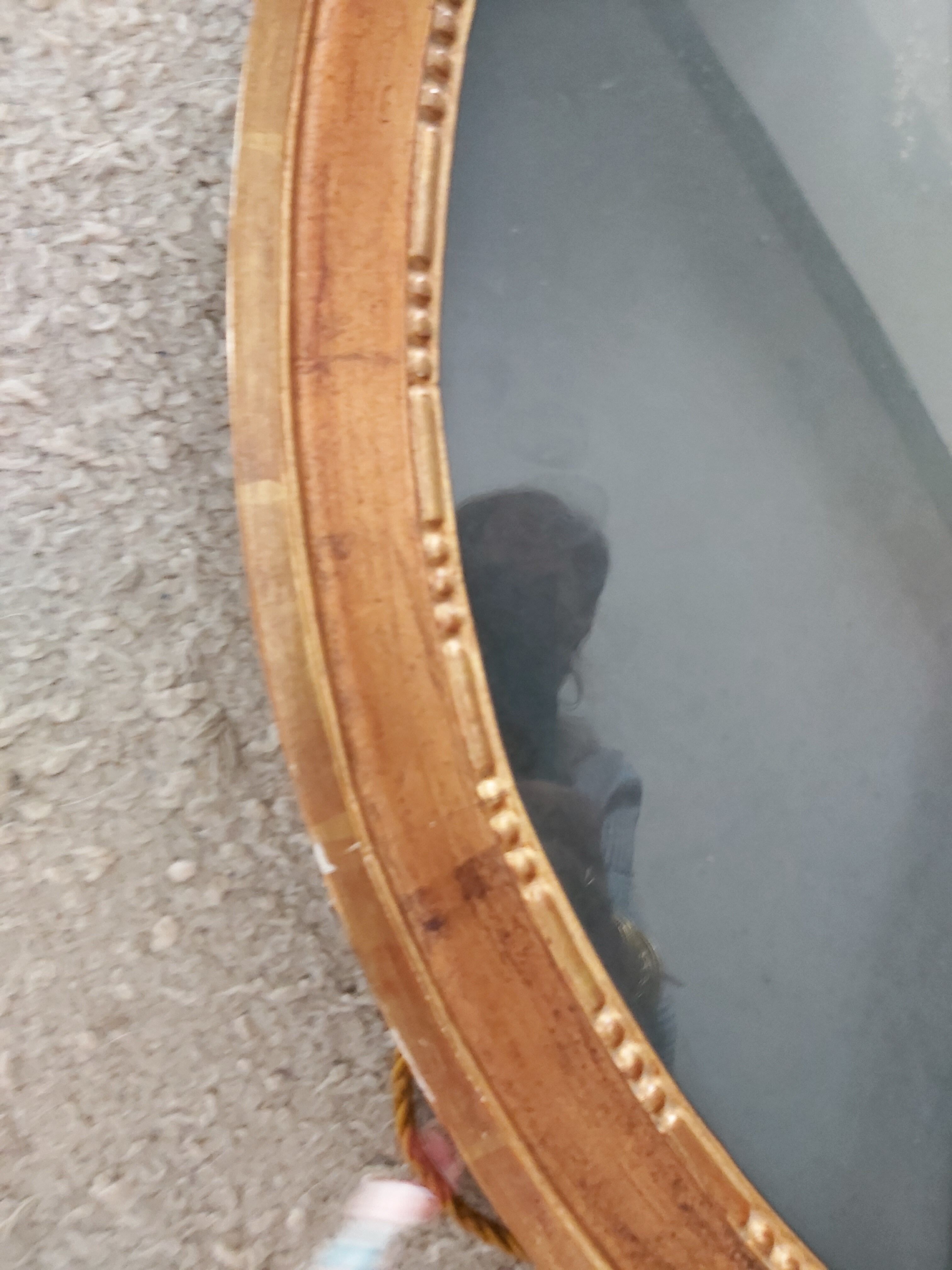 19th century medallion painting