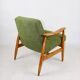 Vintage armchair GFM 300-202 designed by J. Kedziorek, 1970s loft style, green boucle - 2 pieces available.