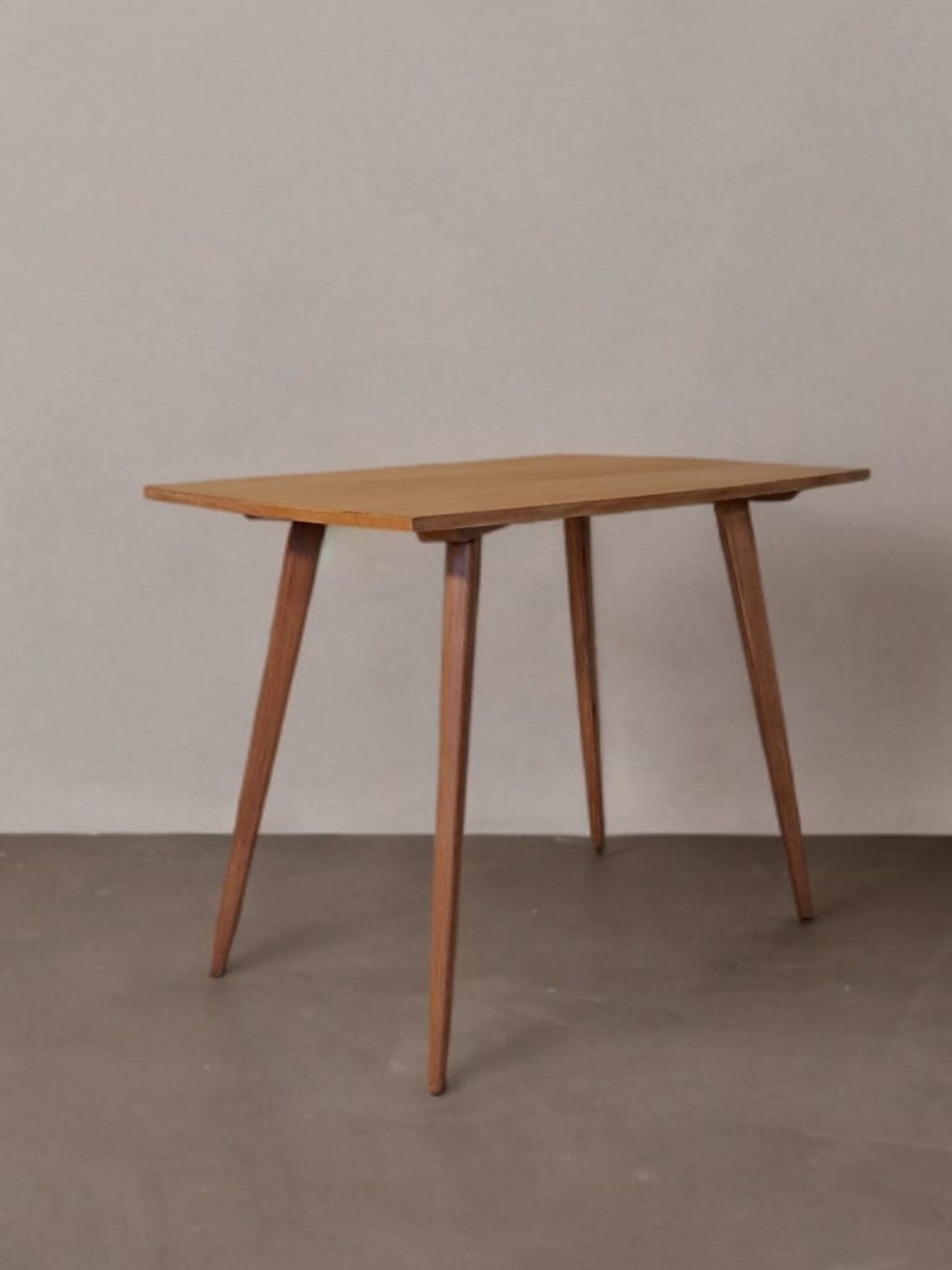 Side table in ash by Rakovnik, Czech vintage 1960s
