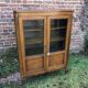 Louis XV style mahogany showcase