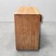 Enfilade basse / bureau en pin massif – Maison Regain, années 70