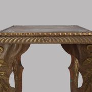 Arts & Crafts side table in oak and copper, United Kingdom ca. 1910