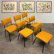 Set of 6 chairs by André Simard, 1950