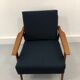 Vintage danish teak lounge chair, 1970s