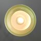 Mid-Century Italian Green Glass and Brass Pendant Lamp