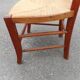 Chaise de nourrice bois et paille