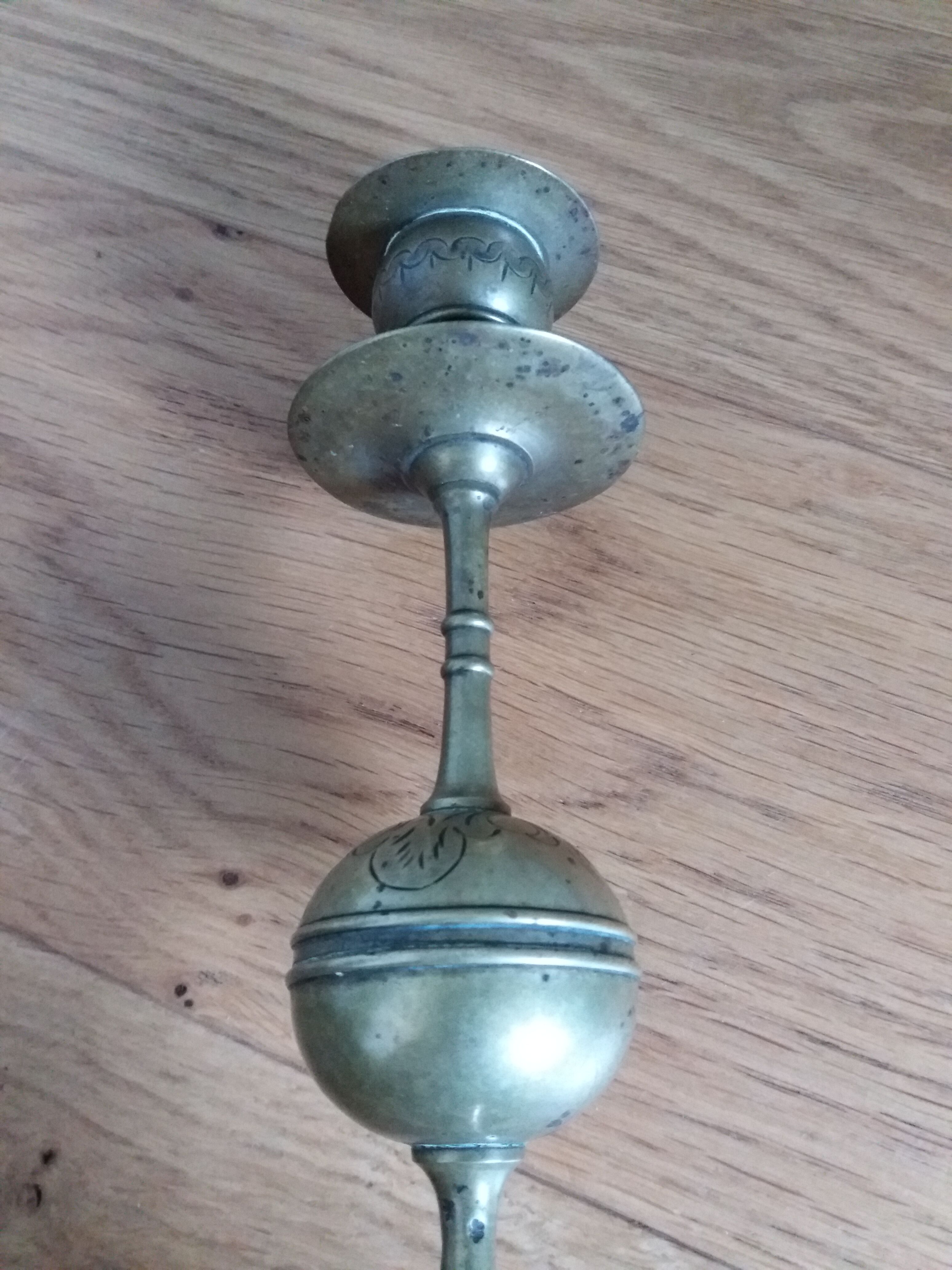 Brass candlesticks