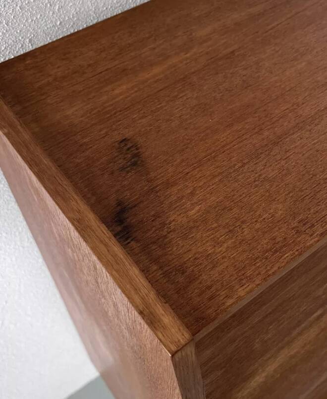 1960s teak secretary desk