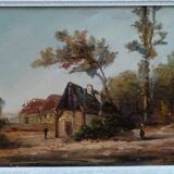 Pair of old paintings