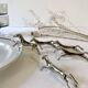 5 silver-plated knife rests in the shape of a horse. 1960s