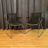 A pair of Penelope chairs by Charles Pollock, Castelli, Italy, 1980s