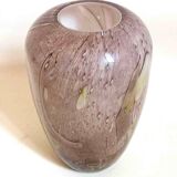 Vase signé La Rochère cristal Hauteur 25,8 cm