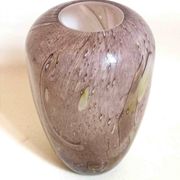 Vase signed La Rochère crystal Height 25.8 cm