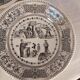 Series of 6 Gien earthenware dessert plates Rébus models