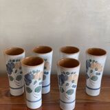 6 verres mazagran Pornic MBFA