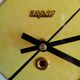 Vintage clock, "Yellow Bayard" wall clock