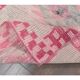 Pink Vintage Turkish Hand-Knotted Tribal Runner 74x391