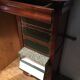 "Mahogany-coloured cherry wood notary cabinet 'Félix Monge'"