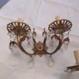 Appliques anciennes bronze pampilles