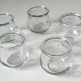 Glass candle holders