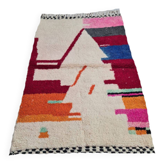 Handmade wool Berber rug 150 X 100 CM