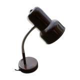 Articulated brown vintage office lamp