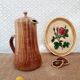 Cafetière, carafe en grès signée
