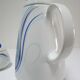 coffee maker and sugar porcelain blue décor design Bareuther 70s