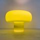 Mid-century design green glass Swedish table lamp, 1970s