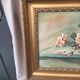 Painting on canvas representing a bouquet of roses sign dominique duchaine