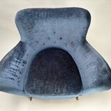 Ensemble de fauteuils des années 50 dans le style de Guglielmo Veronesi, Italie.