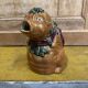 Vintage pig ceramic carafe