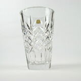 Bohemian crystal vase, Czechoslovakia