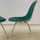 Pair of chairs low base Charles and Ray Eames, fabric Alexander Girard, ed. Herman Miller, 1970