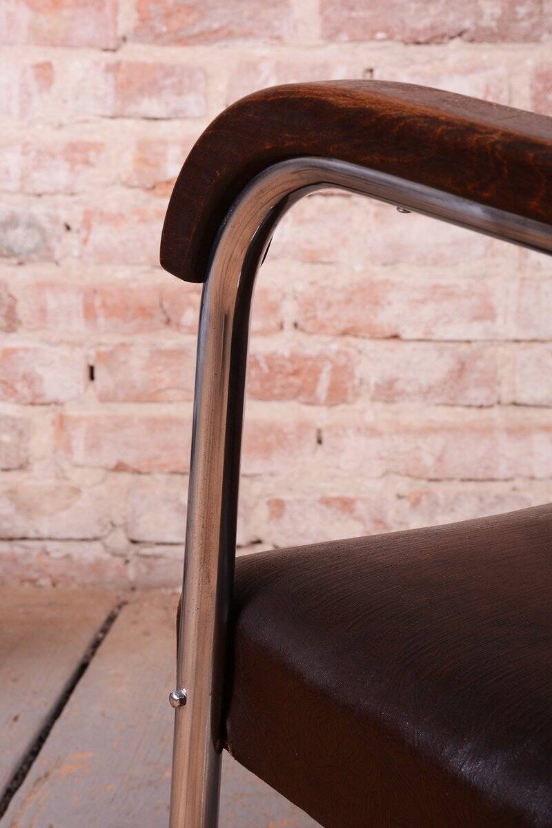 Bauhaus Armchairs by A. Lorenz for Mücke-Melder, Czech Republic, 1930s, Set of 2