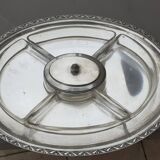 Silver metal tray