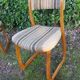 Pair of sled chairs from the 60s