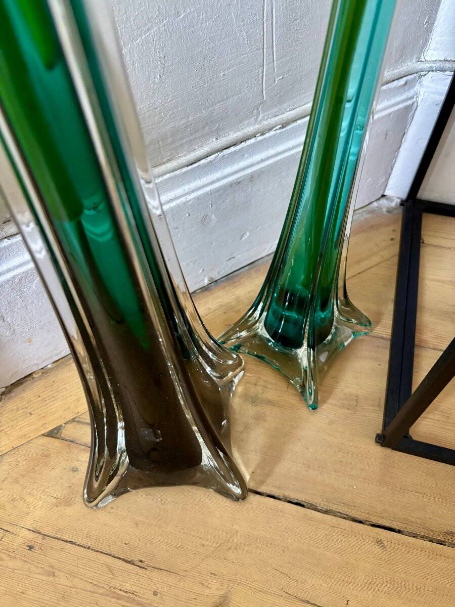 Pair of large Murano vases