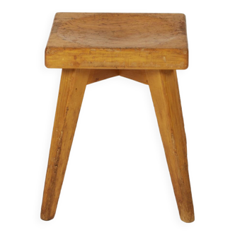 Pine stool by Christian Durupt