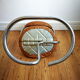 Suite de 4 chaises Giotto Stoppino cognac