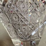 Vintage cut crystal vase