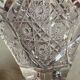 Vintage cut crystal vase