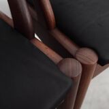 Set of four teak chairs, Danish design, 1970s, designer: Kai Kristiansen
