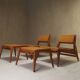 Set of hunting chairs designed by Heinz Heger for PGH 1960.