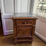 Bedside table and marble top