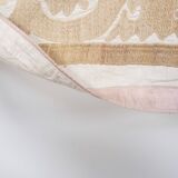 Hand Embroidered Suzani Bedspread 7'9" X 10'10"