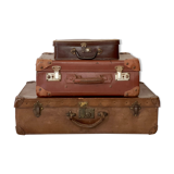 Set of 3 vintage suitcases